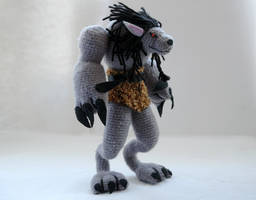 World of Warcraft: crochet Worgen figurine