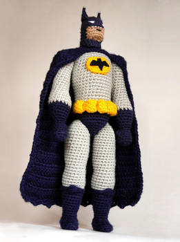 Batman crochet amigurumi doll