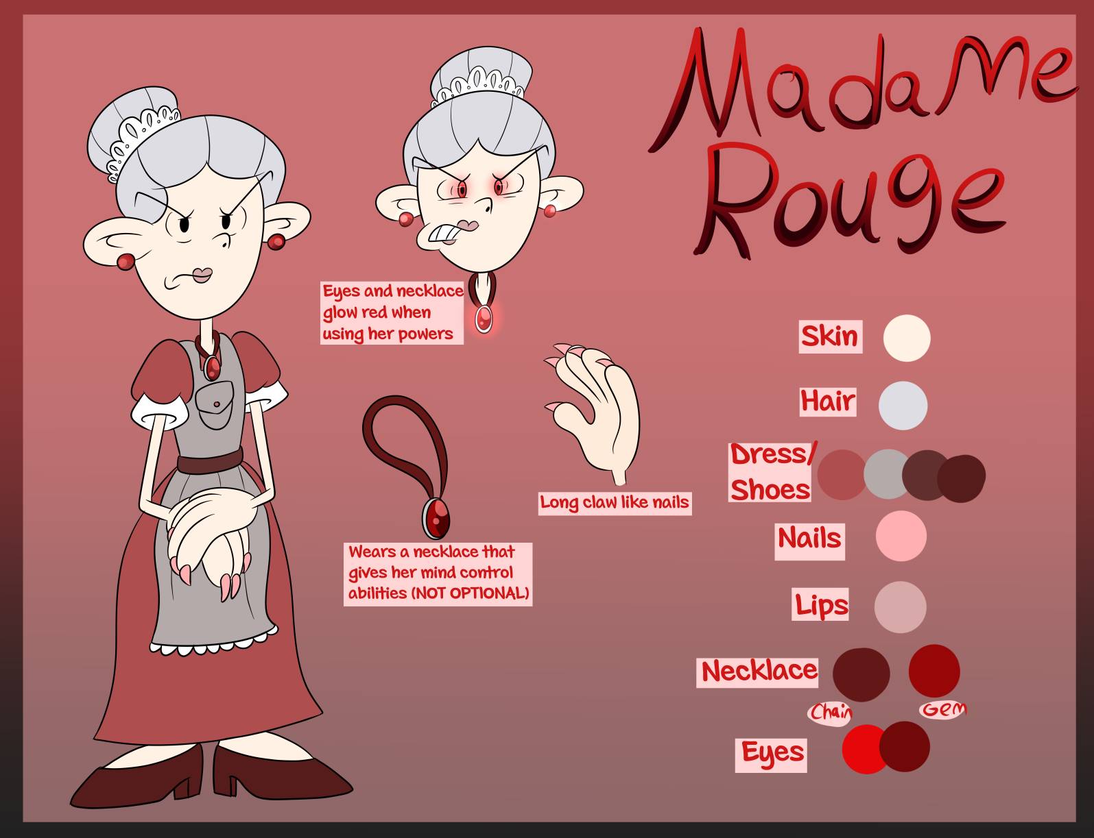 Robe Rouges Fan Art Madame Rouge by SkyHigh29 on DeviantArt