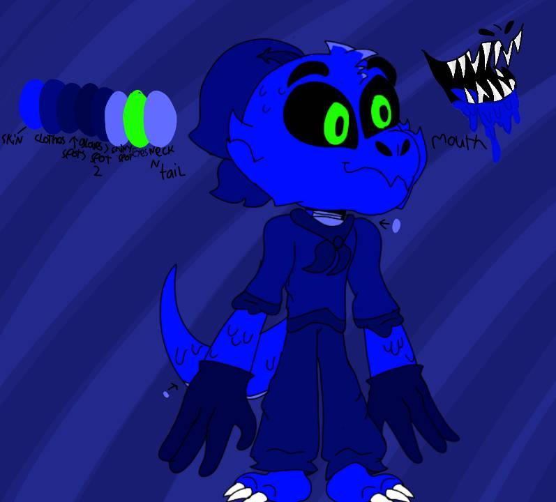 Bluey ref colors sheet (Bio) by BlueyThePlantLizard on DeviantArt
