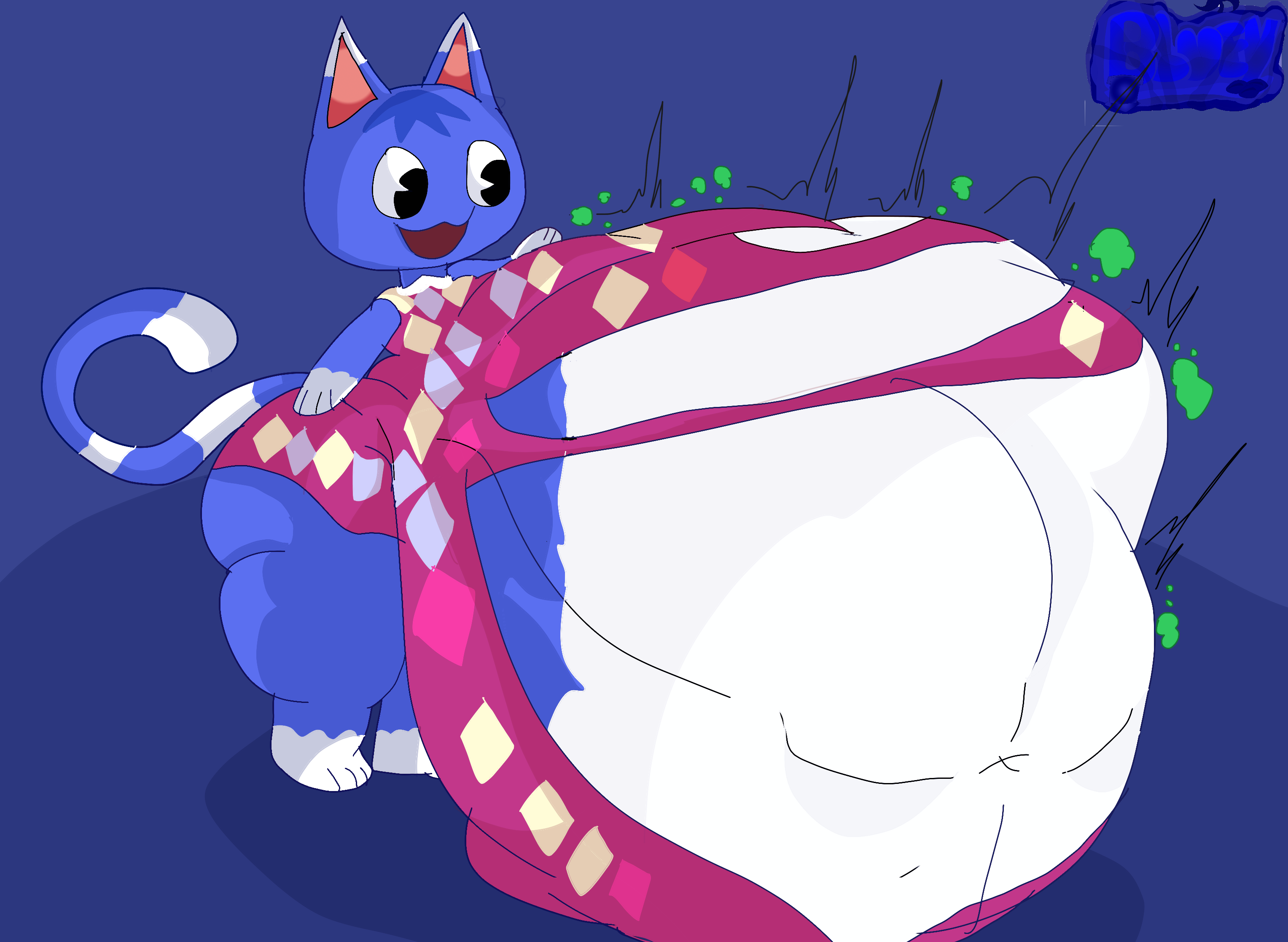 Rosie the Cat (Vore Doodle AC) (Requested in DA) by