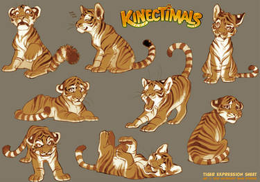 Kinectimals expression sheet