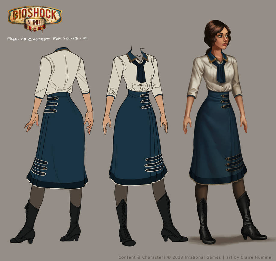 Bioshock: Infinite - Young Liz final concept by shoomlah