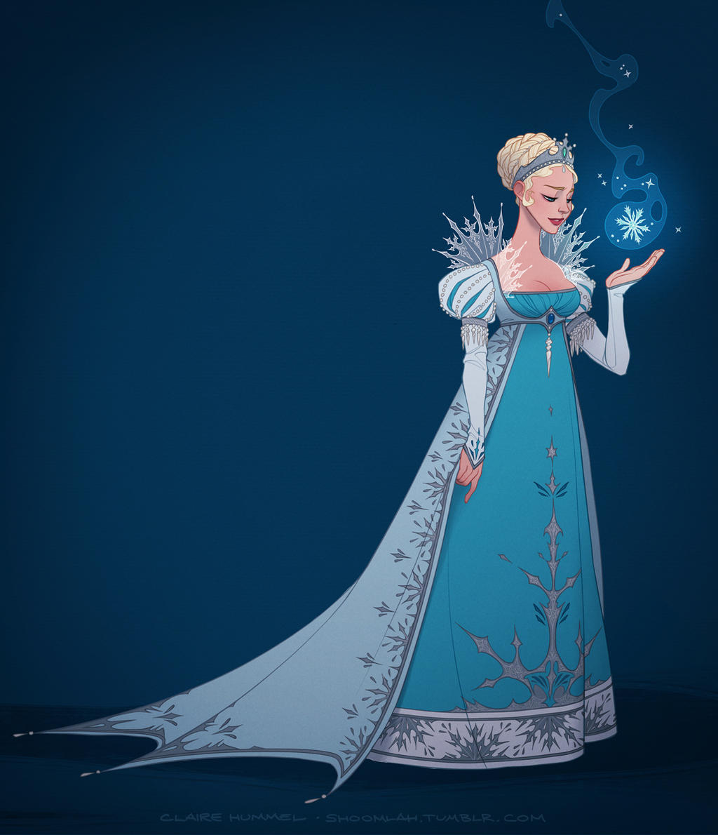 It looks like I'm the queen (ice gown) by shoomlah
