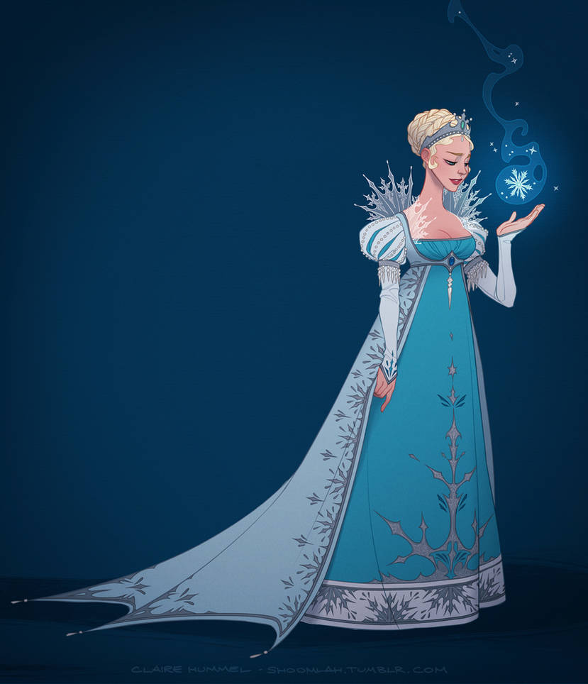 It looks like I'm the queen (ice gown) by shoomlah
