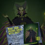 TEEFURY EXTRA - historical Maleficent poster print