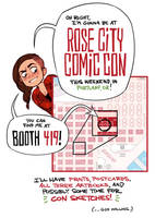 Rose City Comic Con BOOTH  419!