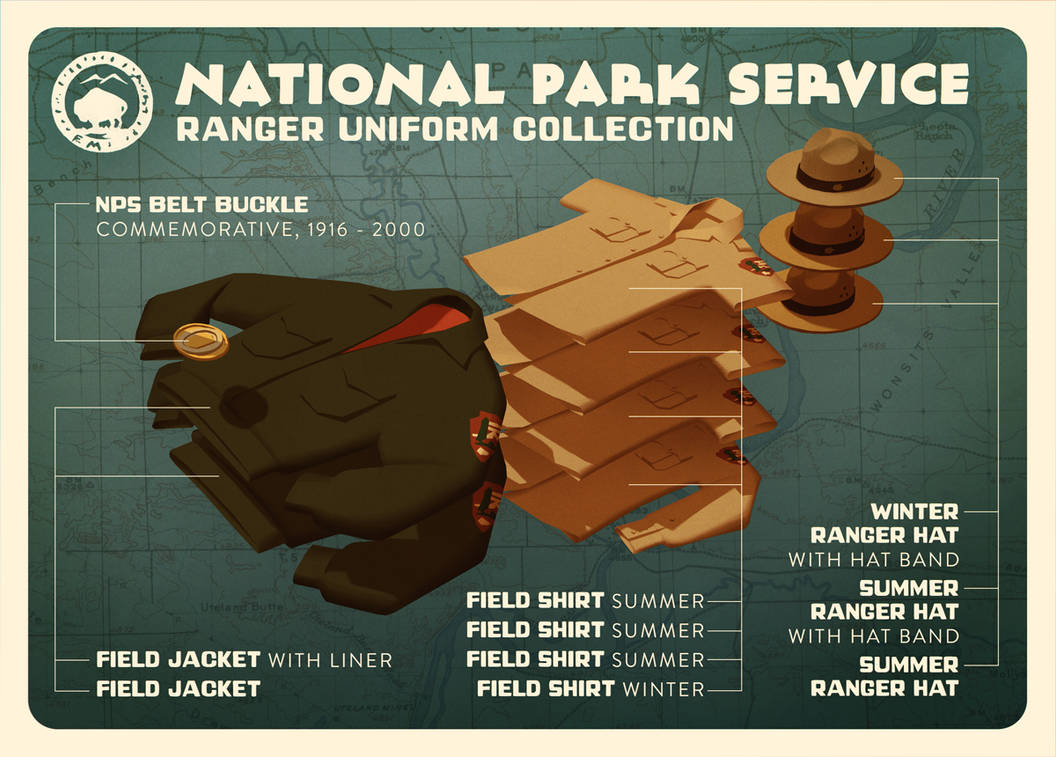 NPS Ranger Uniform Collection by shoomlah on DeviantArt