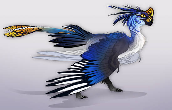 Winged Oviraptor adoptable auction open