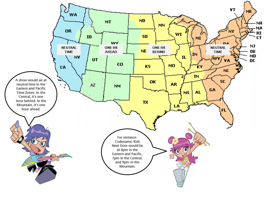Ami Yumi Tell You Broadcasting Time Zones by americangamer704 on DeviantArt