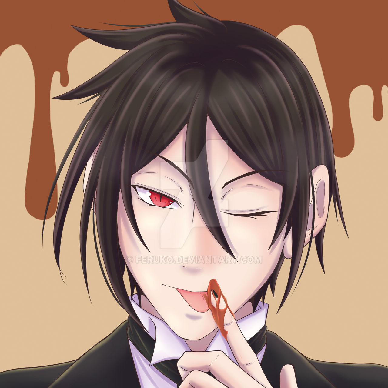 Sebastian michaelis chocolate by FeruKo on DeviantArt