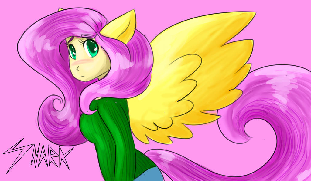 Flutterjack Human Fluttershy Human by snarkdreamer on DeviantArt