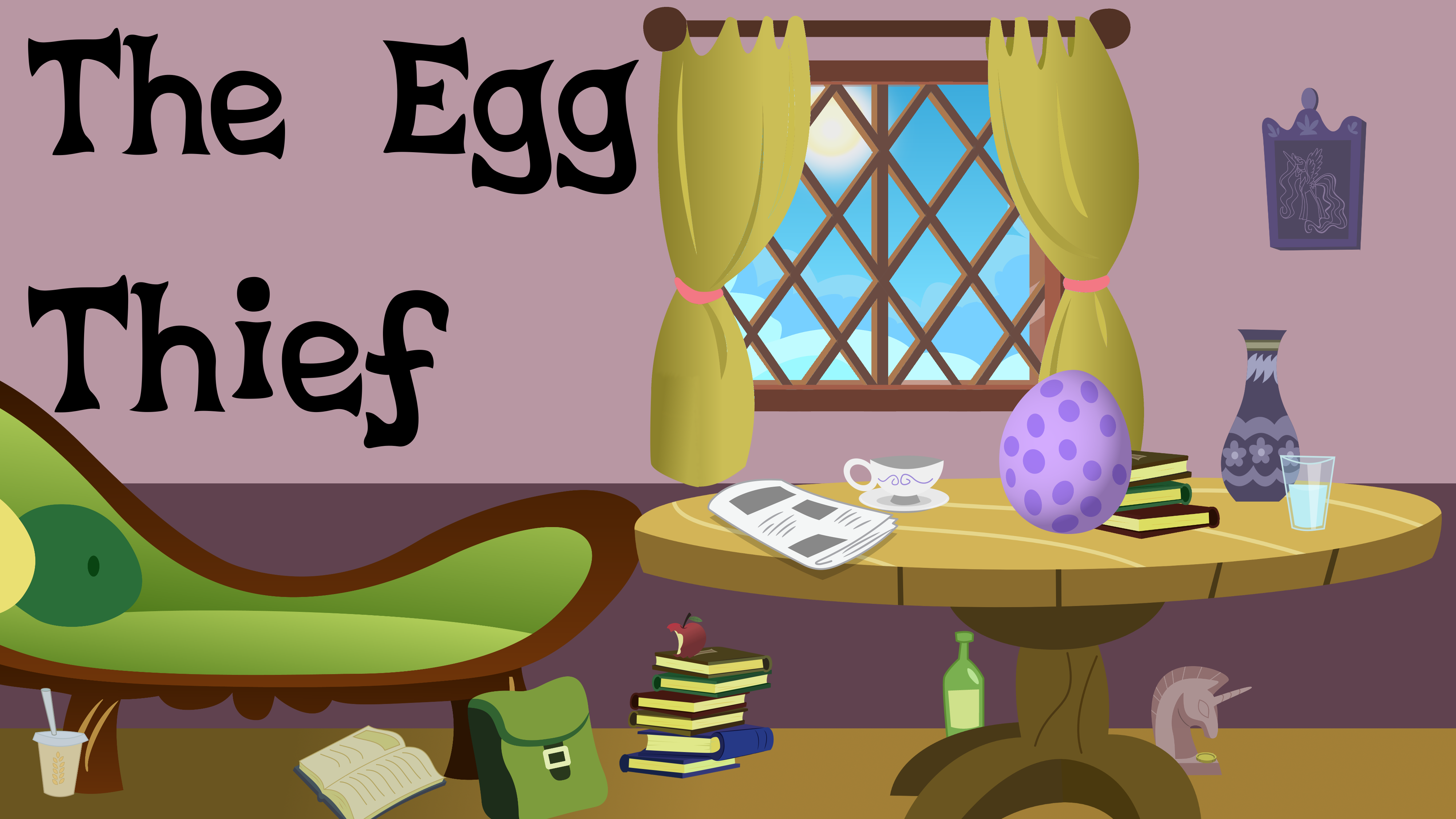 The Egg Thief Title Card