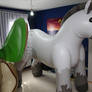 inflatable belgian draft horse