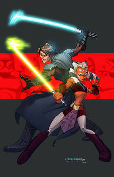 Clone Wars::Anakin and Ahsoka