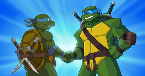 Turtles Forever Leo Meets Leo