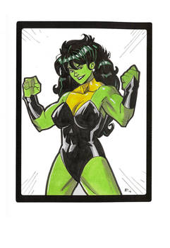 Heroine  She Hulk Sketch 3