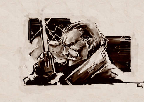 Revolver Ocelot: MGS Art Studio