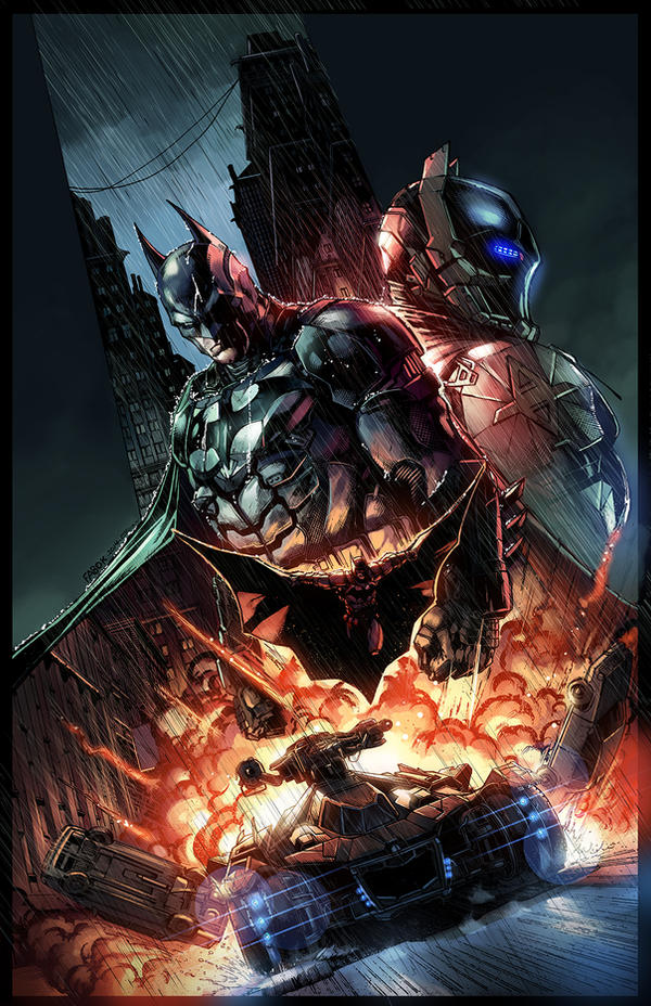 Batman: Arkham Knight Limited Edition Comic Cover by E-Mann on DeviantArt