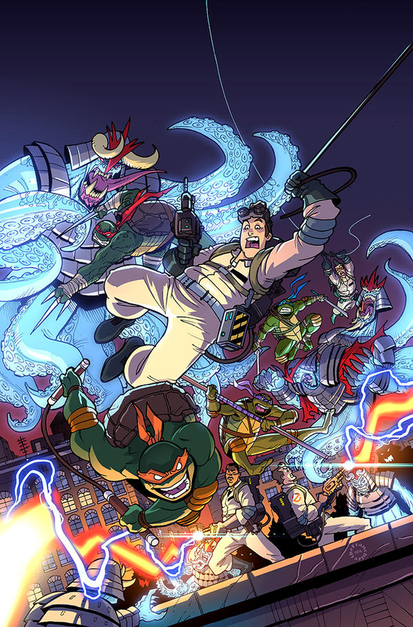 TMNT Ghostbusters cover
