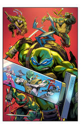 Cover Power Rangers/Teenage Mutant Ninja #4