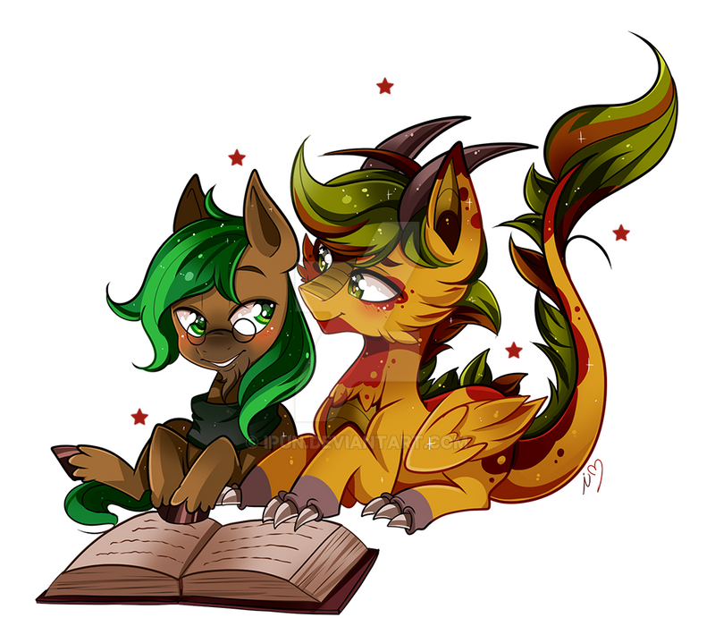 RDC: Reading Together by Ipun on DeviantArt