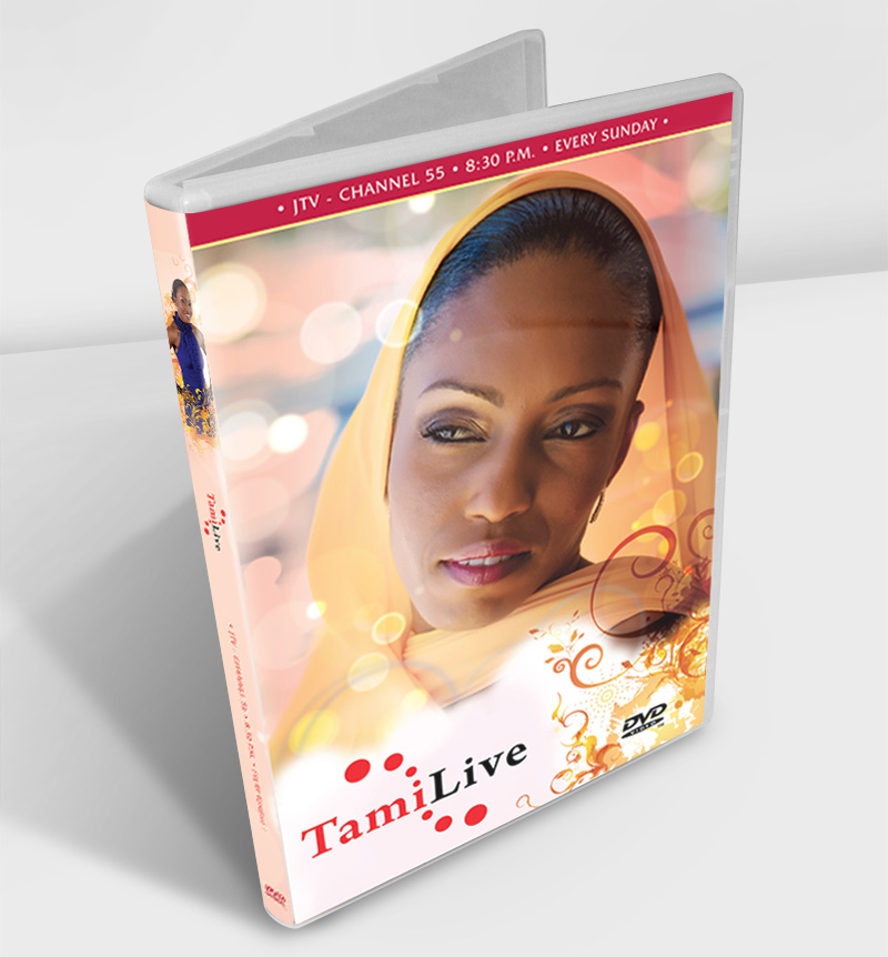 TamiLive DVD Cover Mockup