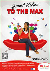 Digicel BlackBerry Value Ad