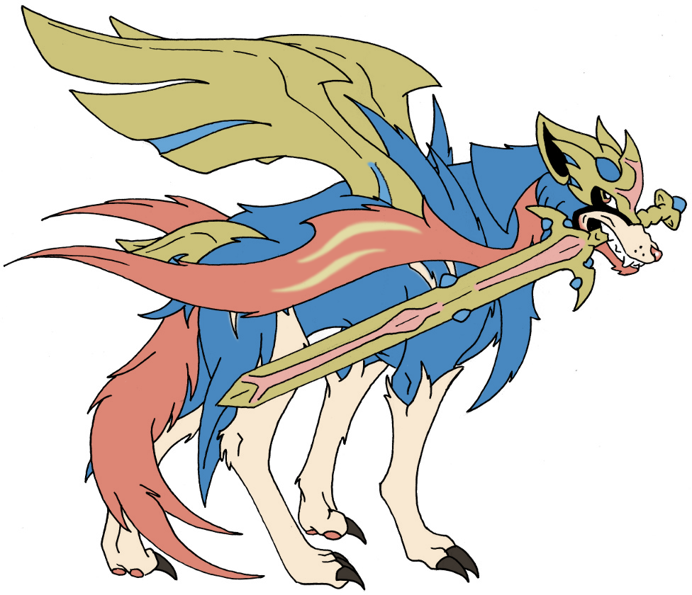 ArtStation - Zacian Crowned, Pokemon