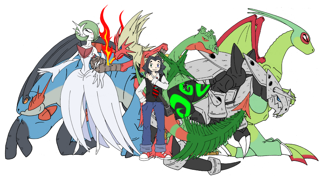 Mega Hoenn Starter Pokemon Battle Royale by OmnicidalClown1992 on DeviantArt