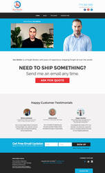 Jon Shefer Website Home Page Design