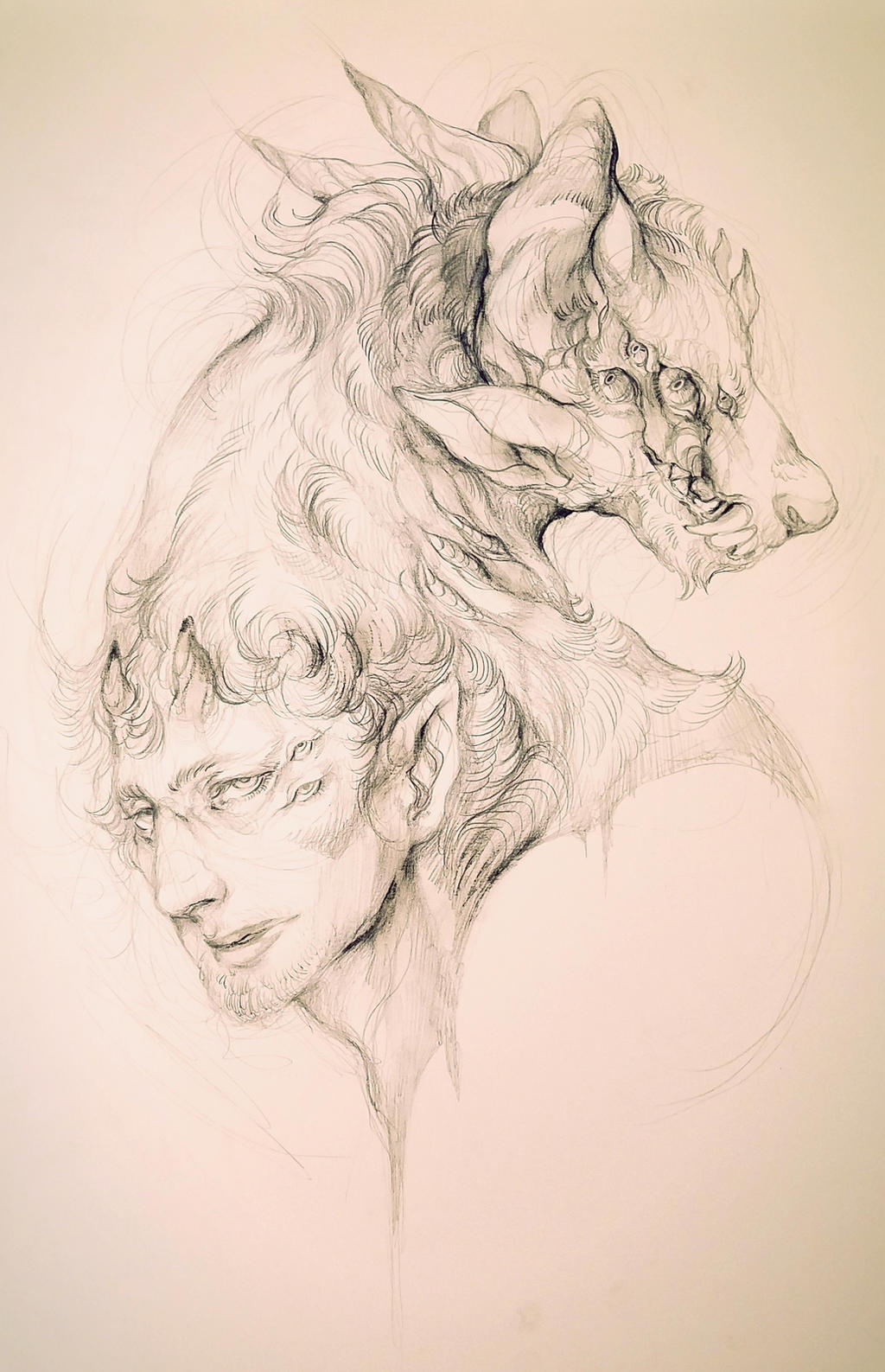 Lost One Drawing a lost drawing by Alkemistry on DeviantArt