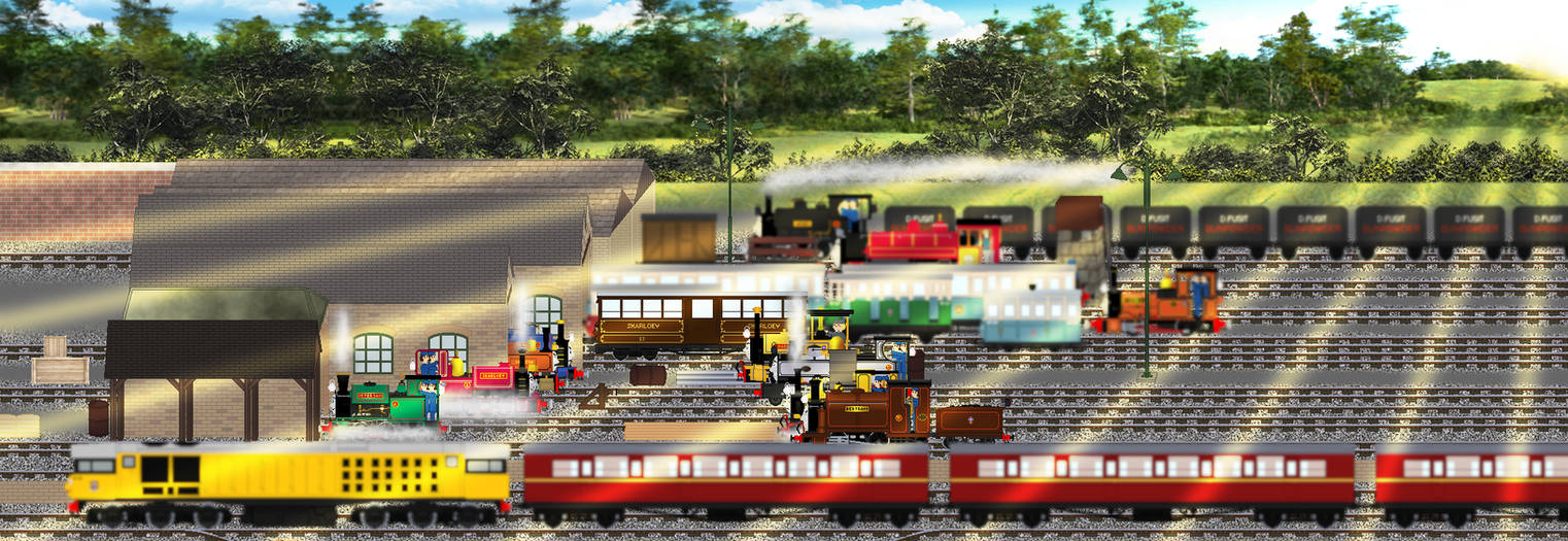 Furious Falcon and Immature Coaches by CandlesJ6 on DeviantArt