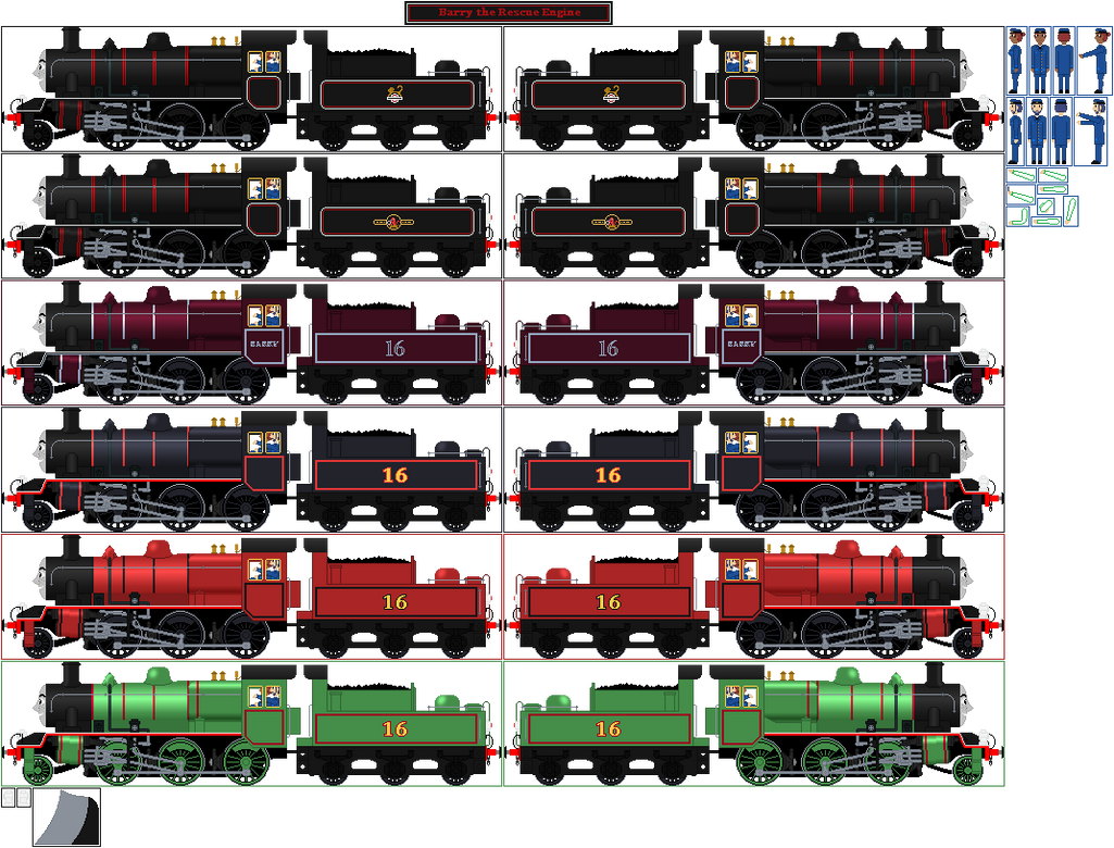 Deviantart Enginebase Barry the Rescue Engine (Hybrid) by CandlesJ6 on DeviantArt