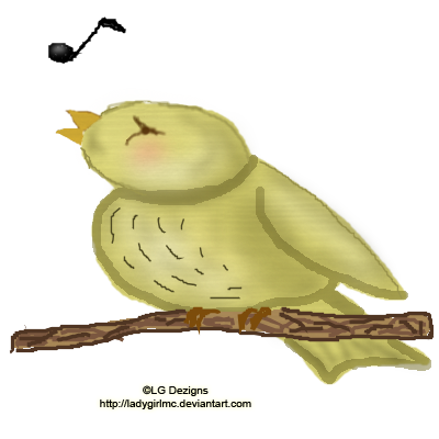 Calling Bird Vector Calling Bird by LadyGirlMc on DeviantArt