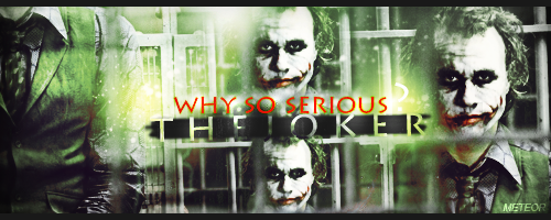 Why so serious ?