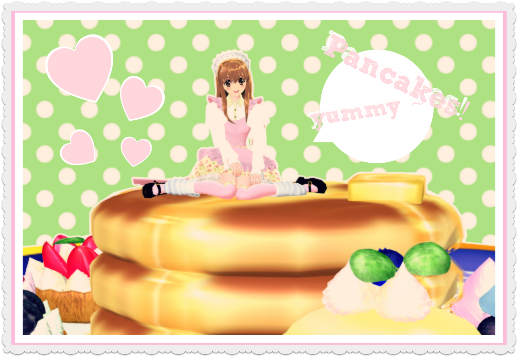 Snack Mmd MMD Pancakes! by nyanami on DeviantArt