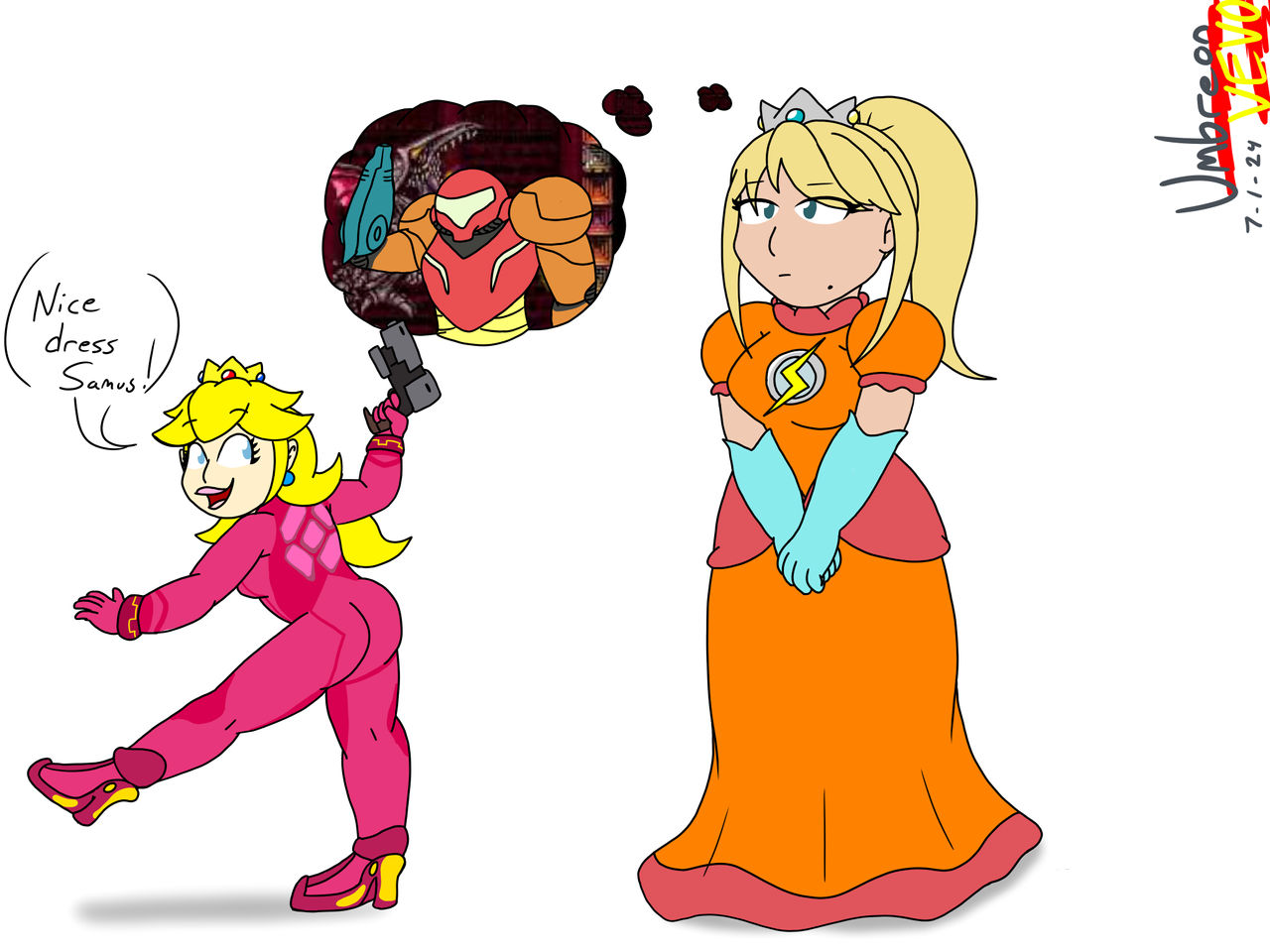 Princess Samus by UmbreonVEVO on DeviantArt