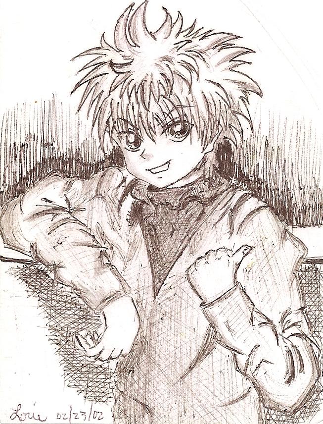 Killua Pointing killua pointing to... by eirol87 on DeviantArt