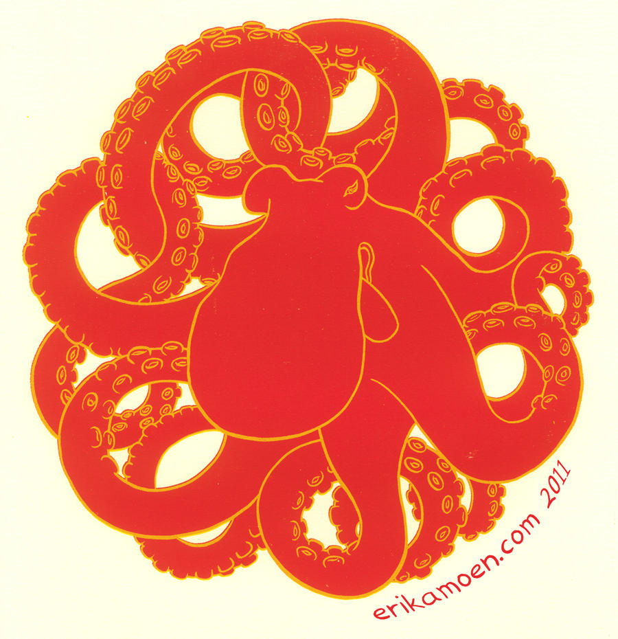 Sacred Octopus Silkscreen