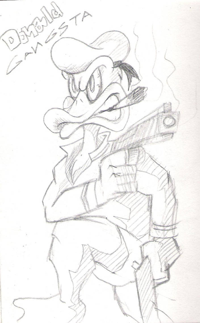 Donald Duck Gangster by Dukehoang on DeviantArt