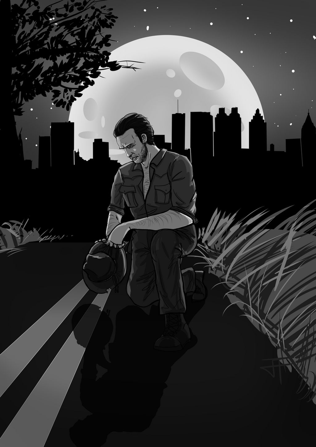 Comic book style TV Rick