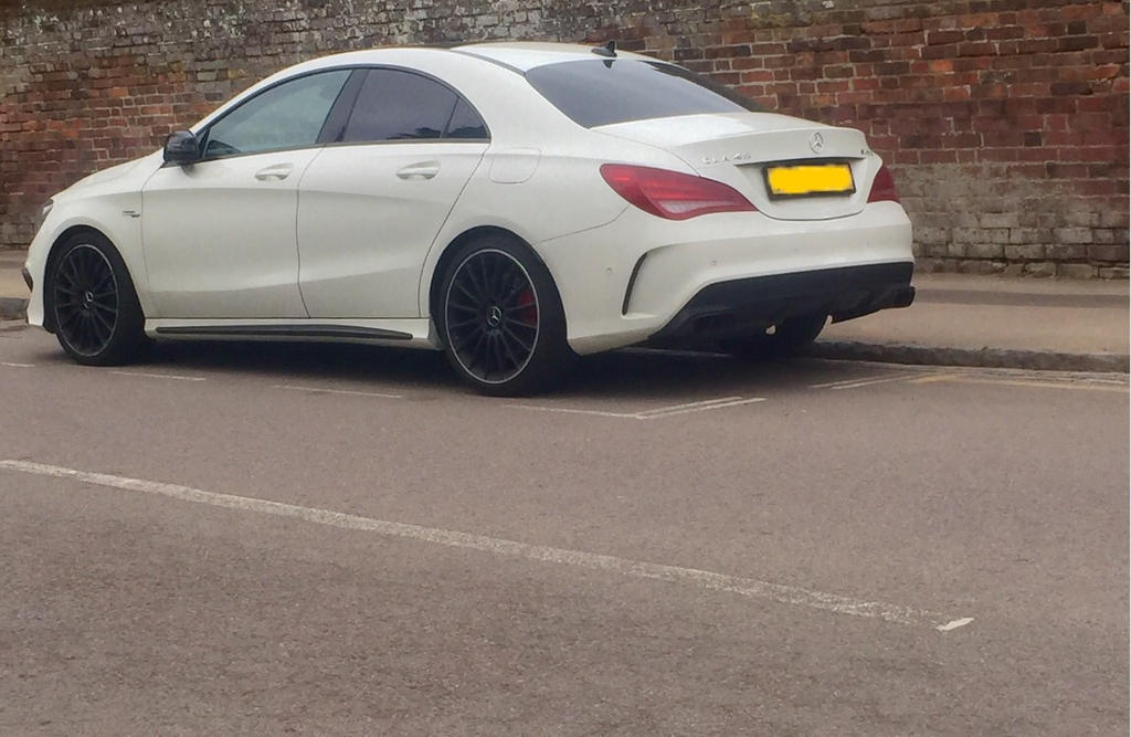 Mercedes CLA45 AMG rear by Car-lover33 on DeviantArt