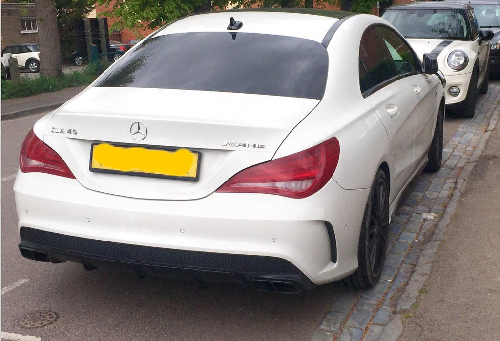 Mercedes CLA45 AMG rear better shot by Car-lover33 on DeviantArt
