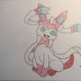 Sylveon coloured and shaded