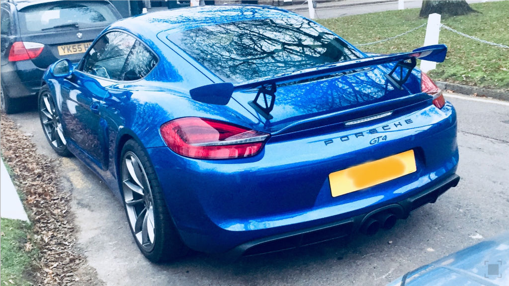 Gt4 Car Rear Porsche Cayman GT4 rear by Car-lover33 on DeviantArt