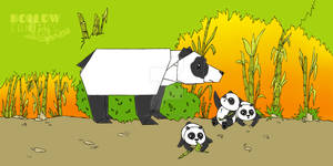 Hollow Families .:. Pandas by moondustowl