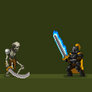 Knight vs Skeleton