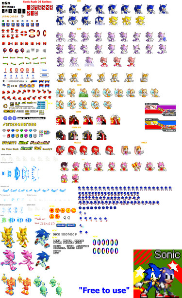 Various Sonic sprites by Joschurale on Newgrounds