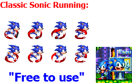 Sonic Running Sprite Sheet sonic-running-sprite-sheet